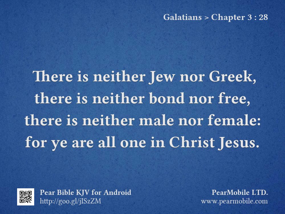 Galatians, Chapter 3:28